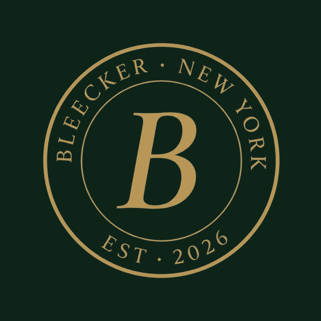 Bleecker · New York · Est 2026